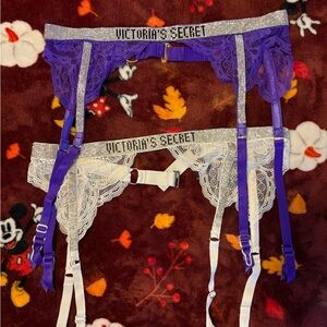 Victoria's secret garter set 3 piece!!!